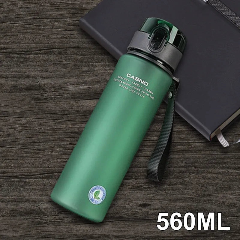 1-2PCS Portable BPA Free Leak Proof Sports&Fitness Frosted Water Bottle High Quality Children and Adults Casual Water Cup - Clikcy