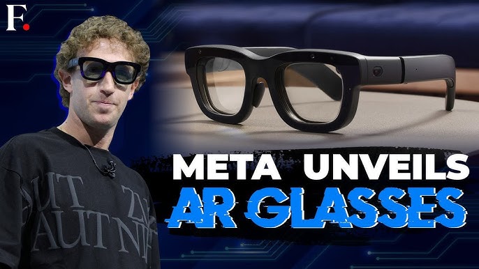 Mark Zuckerberg and meta AR glasses