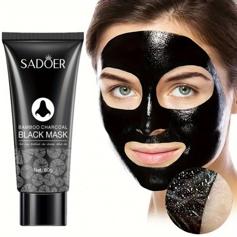 Bamboo Charcoal Facial Cleanser Facial Mask Cleans Pores And Moisturizes The Face, Deeply Cleans The Face, And Fine Pores Are Very Suitable for Oily Skin. Male And Female Facial Mask - Clikcy