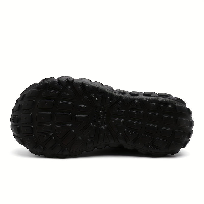 Men's Mule Shoes Thick Sole Couple Style Warm and Comfortable Spiral Toe Plus Velvet Shoes - Clikcy