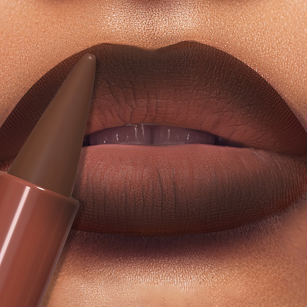 9-Color Gradient Lip Liner Matte Matte Lipstick Long-Lasting Waterproof Non-Stick Lipstick Perfect Gift - Clikcy