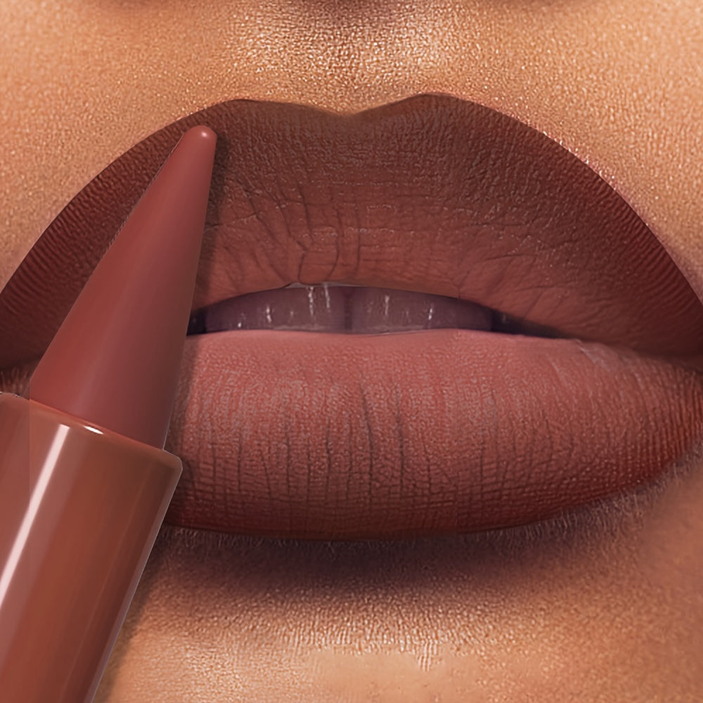 9-Color Gradient Lip Liner Matte Matte Lipstick Long-Lasting Waterproof Non-Stick Lipstick Perfect Gift - Clikcy