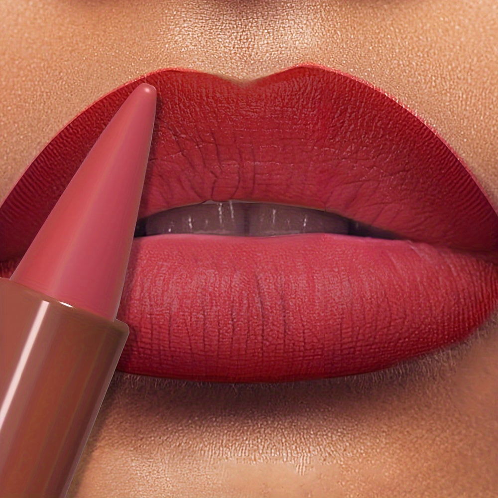 9-Color Gradient Lip Liner Matte Matte Lipstick Long-Lasting Waterproof Non-Stick Lipstick Perfect Gift - Clikcy