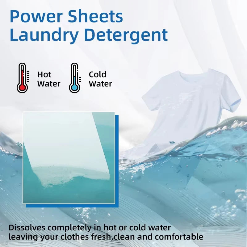 3/6 box Eco Pure Laundry Detergent Sheets - Vegan, No Plastic Jug, No Mess & Liquid Free Laundry Sheets in Washer Hypoallergenic - Clikcy