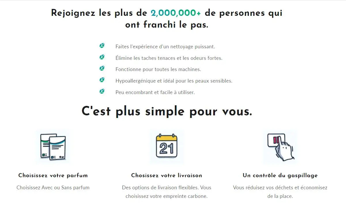 3/6 box Eco Pure Laundry Detergent Sheets - Vegan, No Plastic Jug, No Mess & Liquid Free Laundry Sheets in Washer Hypoallergenic - Clikcy