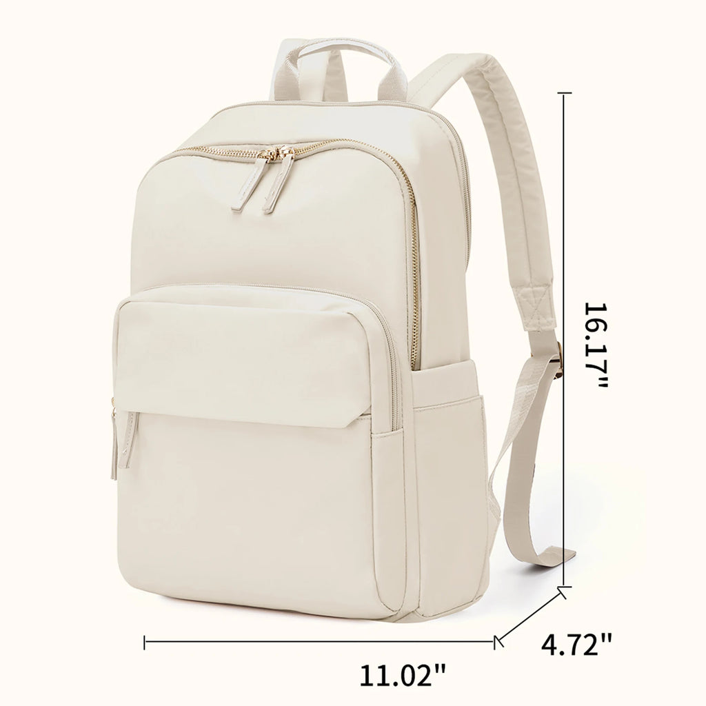 New Simple Large Capacity Backpack Women Travel Business Teacher Backpack Laptop Shoulder Bag Girl School Student Backpack Purse - Clikcy