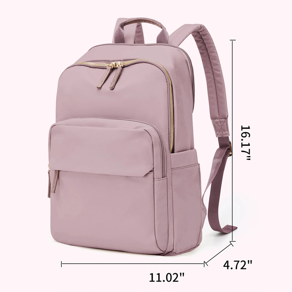 New Simple Large Capacity Backpack Women Travel Business Teacher Backpack Laptop Shoulder Bag Girl School Student Backpack Purse - Clikcy