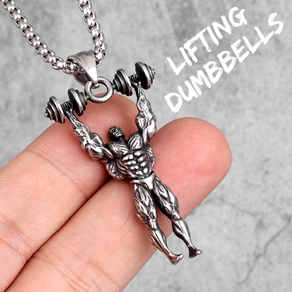 Fitness Gym Bodybuilding Boxing Gloves Stainless Steel Men Necklaces Pendants Chain for Boyfriend Male Jewelry Gift Wholesale - Clikcy