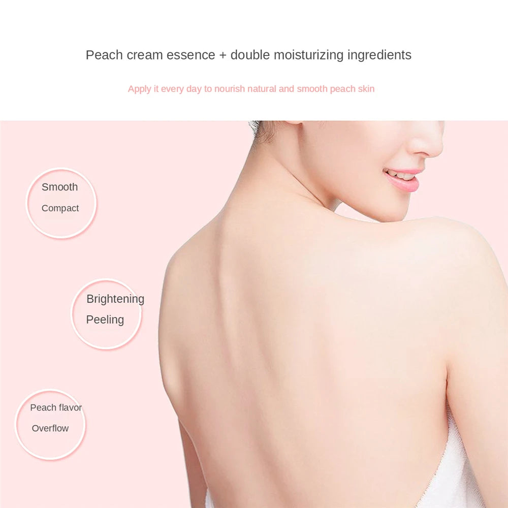 Peach Body Lotion Milk For Women Anti-Wrinkle Anti Dry Whitening Cream Care Skin Repair Bleaching Moisturizing Brightening 300ml - Clikcy