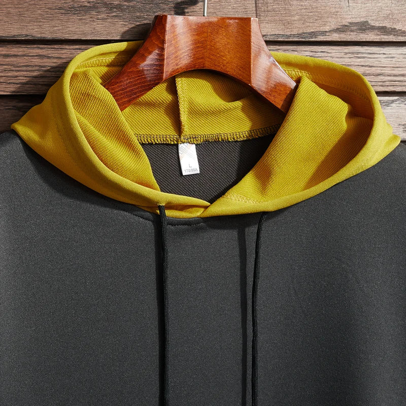 New Men Casual Hoodies Sweatshirts Mens Spring Autumn Solid Color Fashion Harajuku Streetwear Hoodies Sweatshirts Tops Male - Clikcy