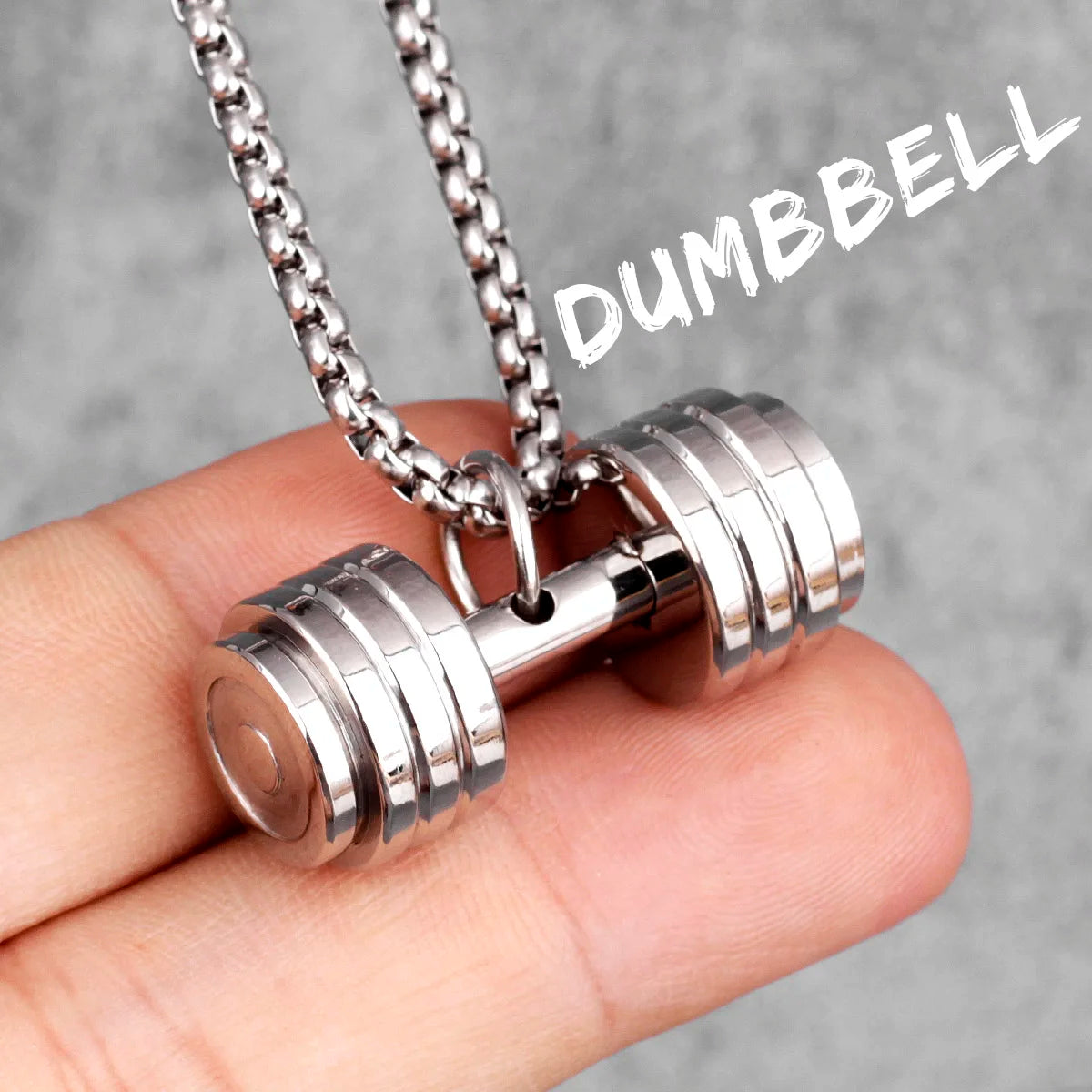 Fitness Gym Bodybuilding Boxing Gloves Stainless Steel Men Necklaces Pendants Chain for Boyfriend Male Jewelry Gift Wholesale - Clikcy