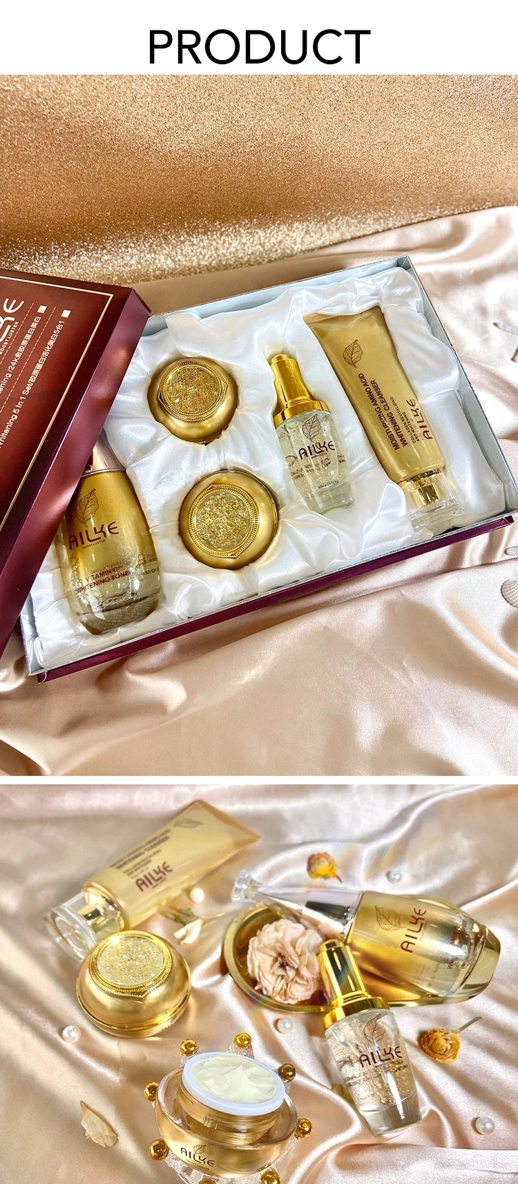 AILKE cosmetics facial skin care sets moisturizing whitening sleeping women beauty wrinkle cream face products female Wholesale - Clikcy