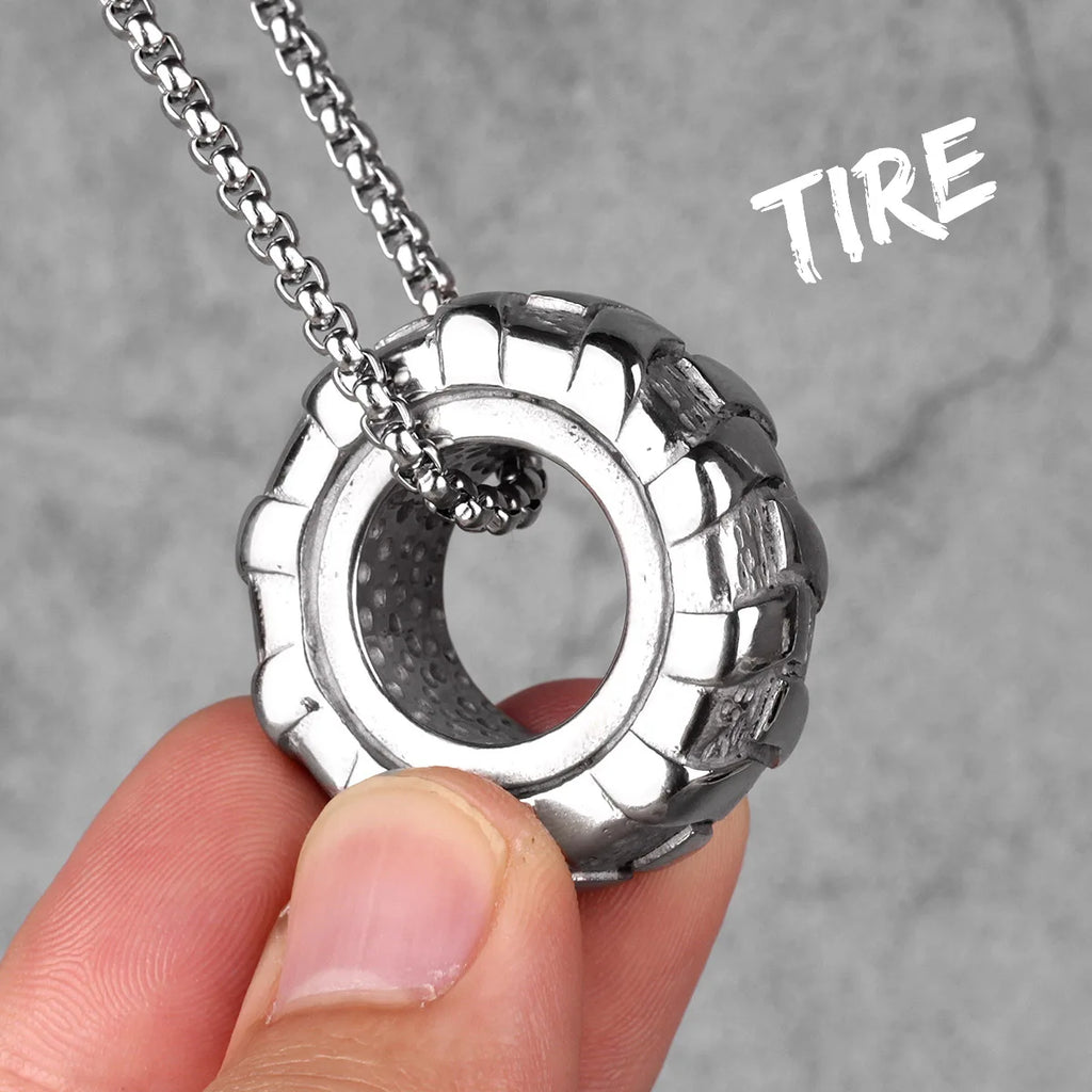 Fitness Gym Bodybuilding Boxing Gloves Stainless Steel Men Necklaces Pendants Chain for Boyfriend Male Jewelry Gift Wholesale