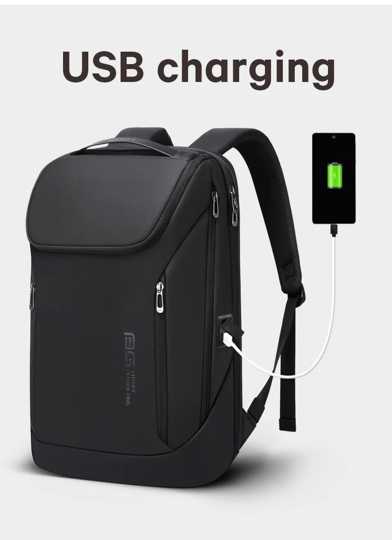 BANGE USB Charging Waterproof Laptop Backpack 17 Computer Bag Travel Business Hiking Backpacks School Back Pack Mochila For Men - Clikcy