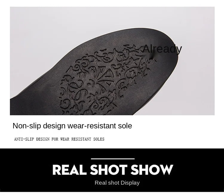 White Slip on Shoes Men Mules Leather Shoes Man Classic Black Half Shoes for Men 2025 Mules Homme Chaussure Homme Mule Masculino