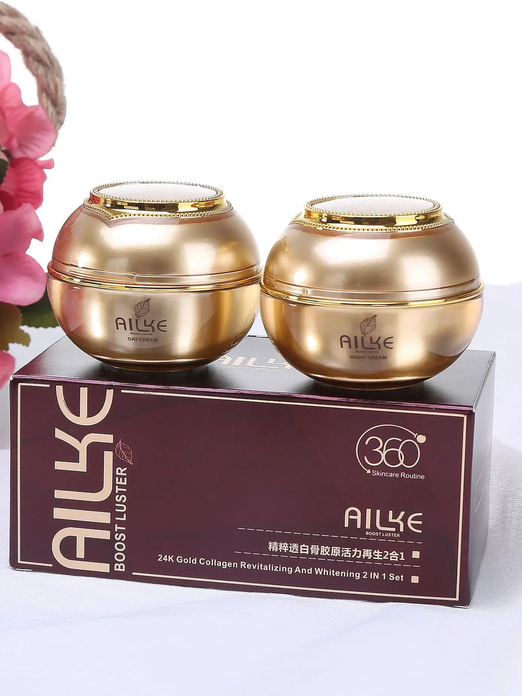 AILKE cosmetics facial skin care sets moisturizing whitening sleeping women beauty wrinkle cream face products female Wholesale - Clikcy