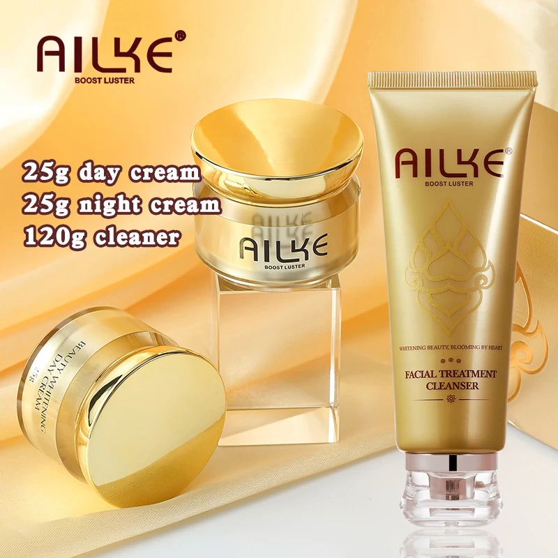 AILKE Whitening Moisturizing Facial Cream, Naturally Brighten Skin Tone, Remove Dark Spots, Clean Skin With Nicotinamide Spf35+
