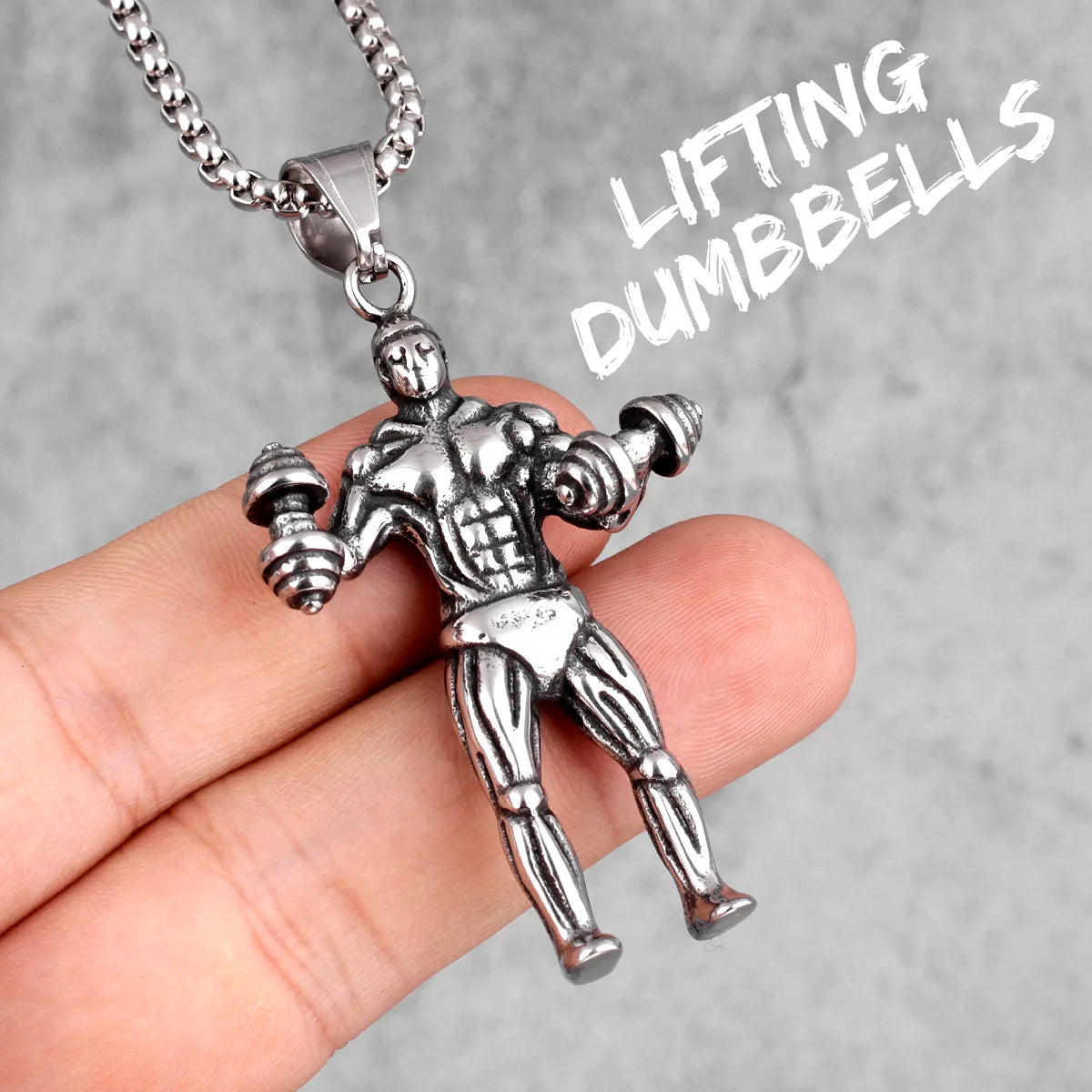 Fitness Gym Bodybuilding Boxing Gloves Stainless Steel Men Necklaces Pendants Chain for Boyfriend Male Jewelry Gift Wholesale