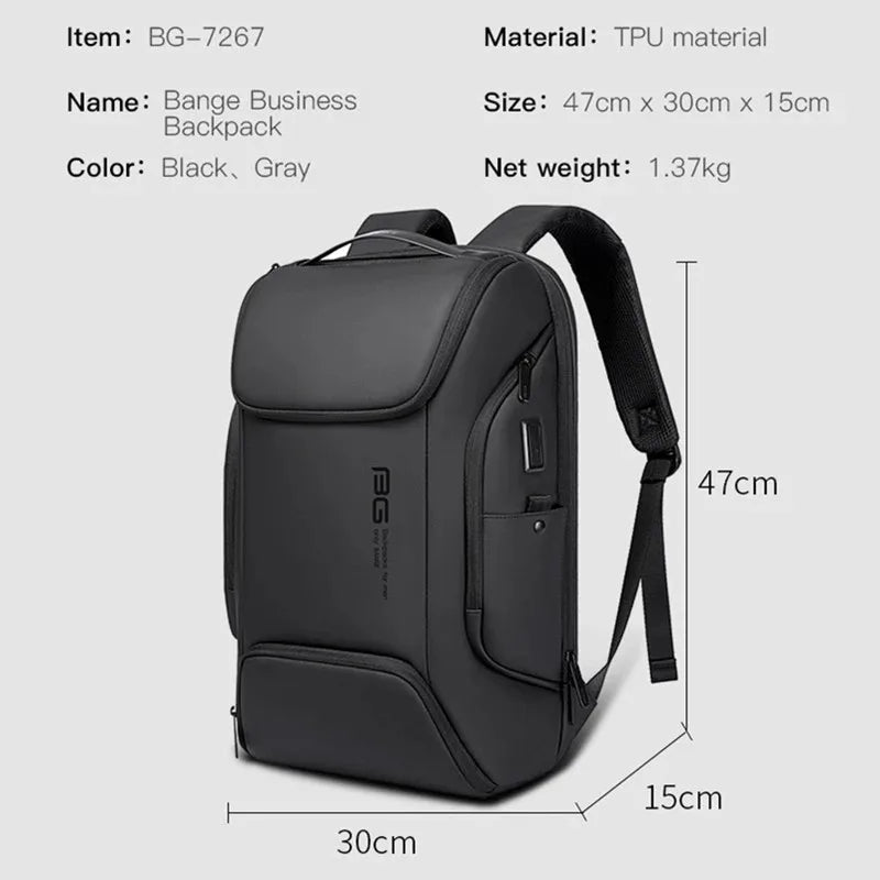 BANGE New Arrival Laptop Backpacks Multifunctional with WaterProof Big Capacity Daily Work Business Backpack Back Pack Mochila - Clikcy
