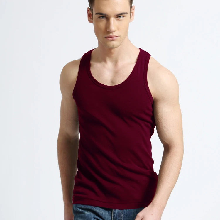 TFETTER Men's Underwear Cotton Tank Top Men High Quality Bodybuilding Singlet Sleeveless Slim Fit Vest Men Tank Tops - Clikcy