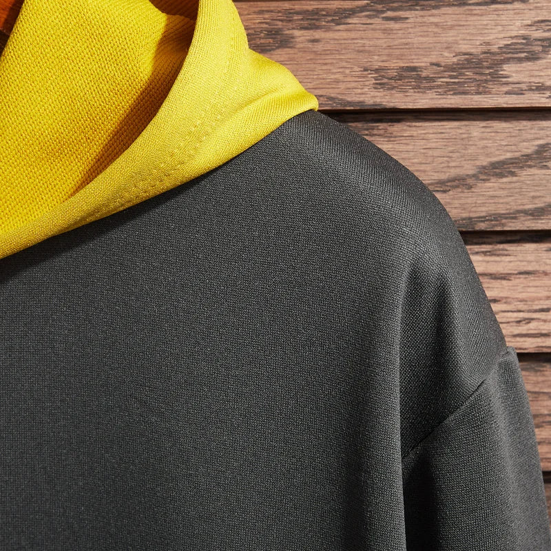New Men Casual Hoodies Sweatshirts Mens Spring Autumn Solid Color Fashion Harajuku Streetwear Hoodies Sweatshirts Tops Male - Clikcy