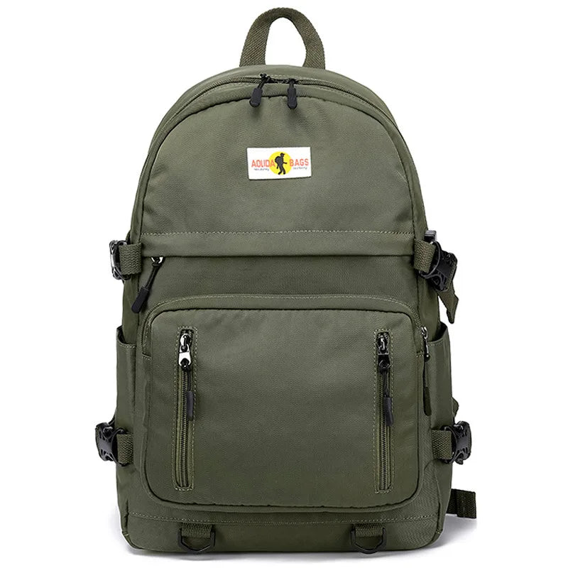 Fashion Leisure Yellow Backpack Waterproof Large School Backpack For Teenager USB College Back pack - Clikcy