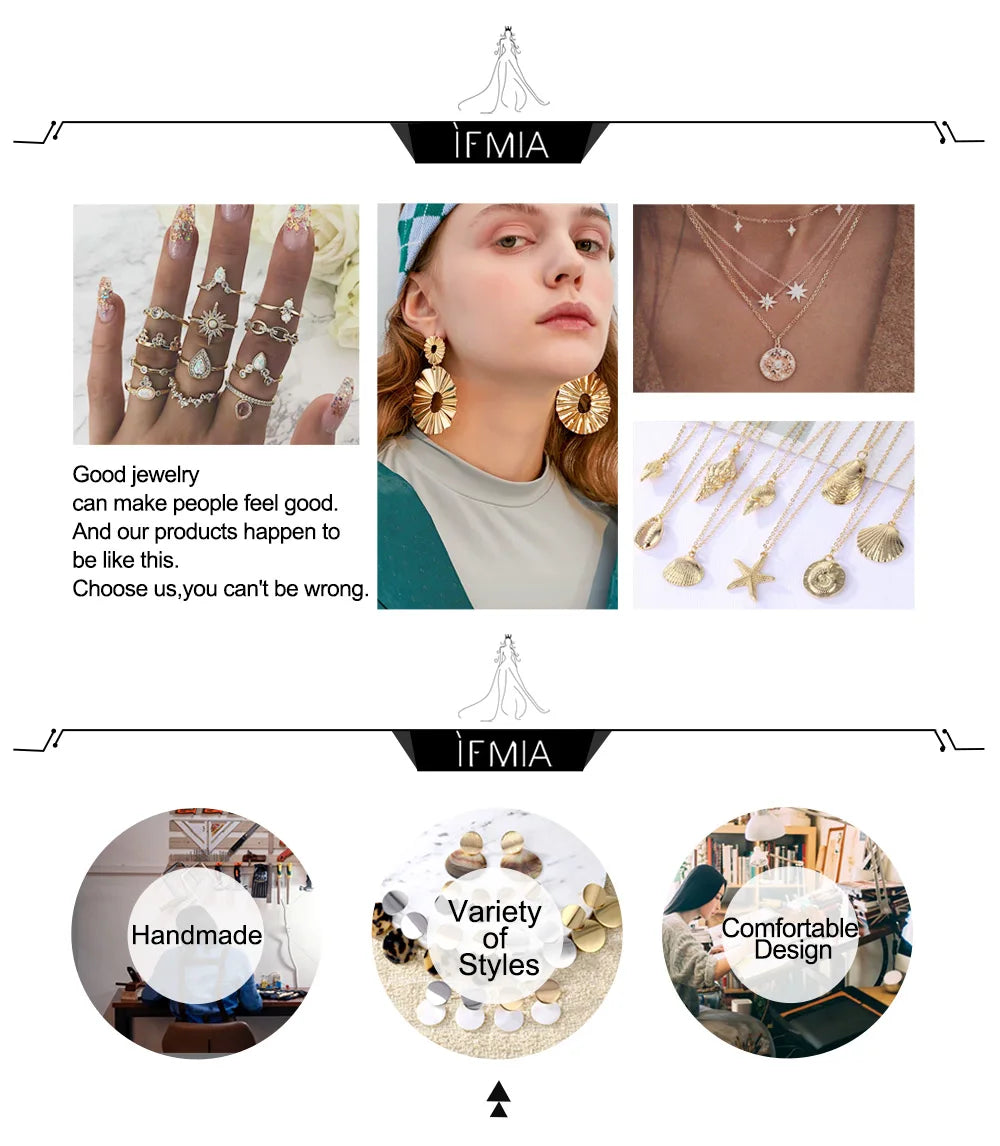 IFMIA Fashion Beads Leather Wrap Bracelet Set Men New Design Wristband Multiple Bracelets & Bangles Party Wedding Jewelry Gifts - Clikcy