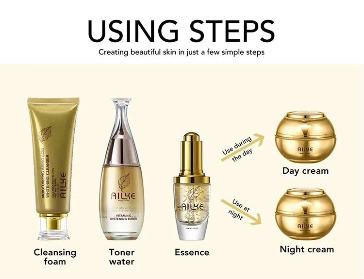 AILKE cosmetics facial skin care sets moisturizing whitening sleeping women beauty wrinkle cream face products female Wholesale - Clikcy