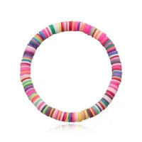 Handmade Colorful Polymer Clay Bracelets Pure Handmade Bead Boho Bracelet for Man and Woman Cheap Items and Free Shipping - Clikcy