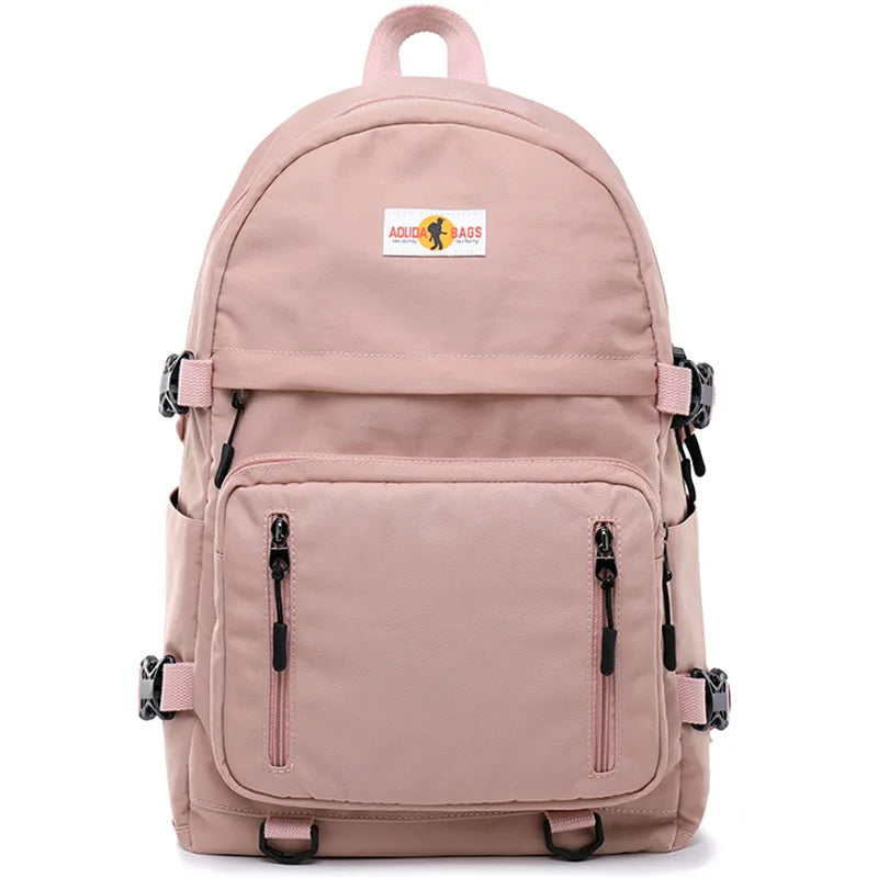 Fashion Leisure Yellow Backpack Waterproof Large School Backpack For Teenager USB College Back pack - Clikcy