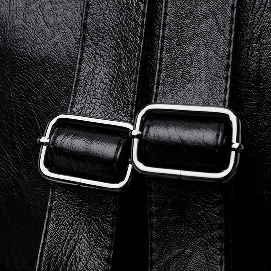 Large Capacity Travel Back Pack Rucksacks Mochila Women Backpack Female Leather Bagpack for Girl Ladies Sac A Dos School Bags