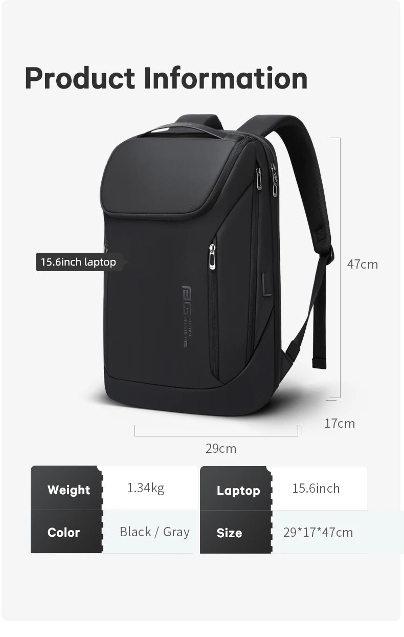 BANGE USB Charging Waterproof Laptop Backpack 17 Computer Bag Travel Business Hiking Backpacks School Back Pack Mochila For Men - Clikcy