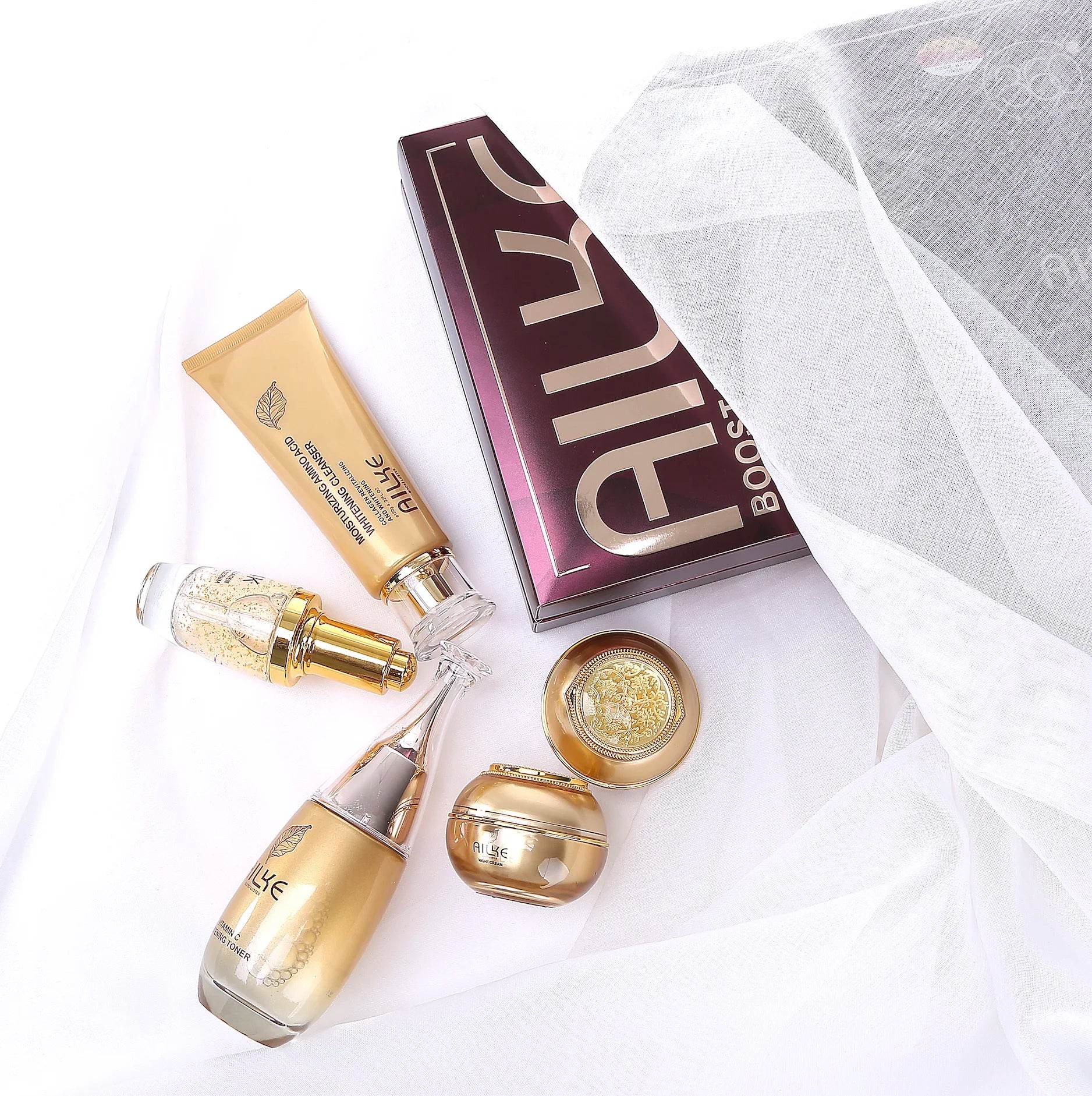 AILKE cosmetics facial skin care sets moisturizing whitening sleeping women beauty wrinkle cream face products female Wholesale - Clikcy