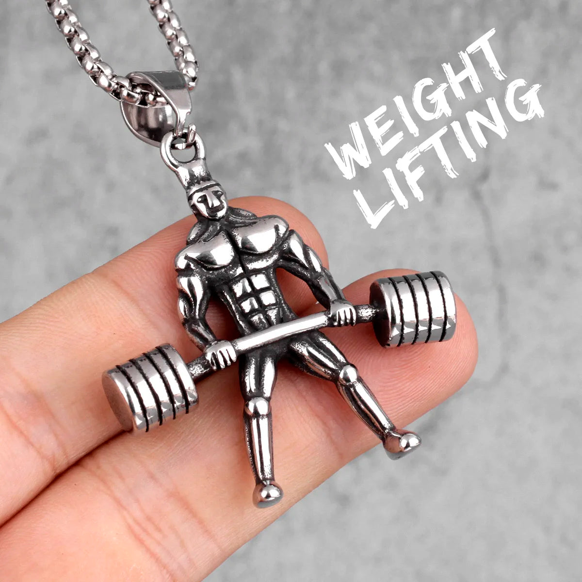 Fitness Gym Bodybuilding Boxing Gloves Stainless Steel Men Necklaces Pendants Chain for Boyfriend Male Jewelry Gift Wholesale - Clikcy