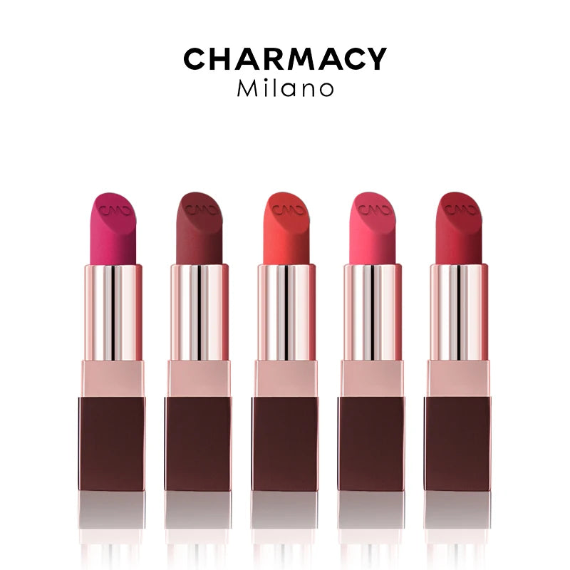 CHARMACY Matte Durable Easy To Wear Lipstick Natural Matte Red Velvet Lip Stick Lip Coloring Makeup Women Beauty Cosmetics - Clikcy