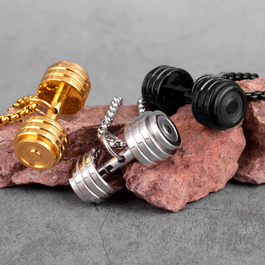 Fitness Gym Bodybuilding Boxing Gloves Stainless Steel Men Necklaces Pendants Chain for Boyfriend Male Jewelry Gift Wholesale - Clikcy