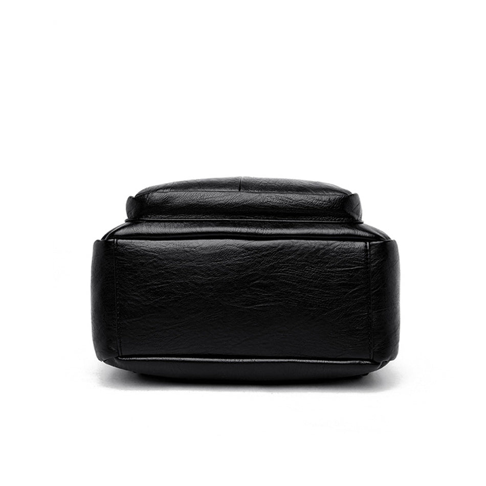 Large Capacity Travel Back Pack Rucksacks Mochila Women Backpack Female Leather Bagpack for Girl Ladies Sac A Dos School Bags - Clikcy