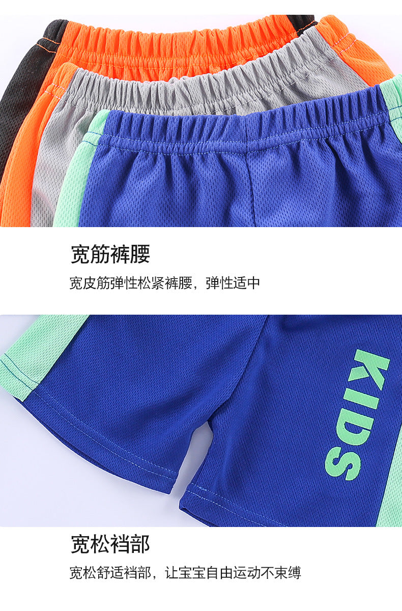 Sports Children's Sets Quick Drying T-shirt Shorts Sportswear Basketball Suits Kids Clothes Breathable Summer Children Clothing