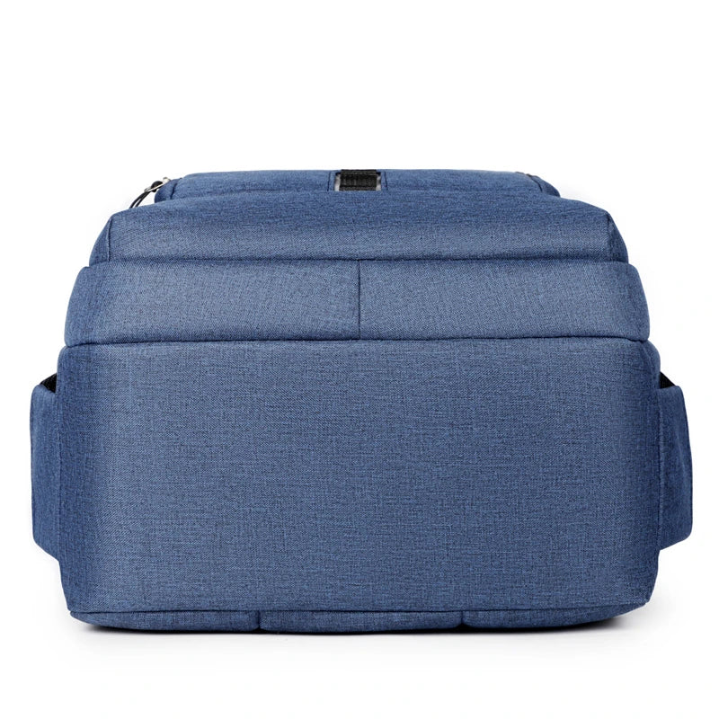 Ins Korean Version of Solid Color Simple Fashion Backpack Men's New Male and Female Leisure Middle School Backpack Tide - Clikcy