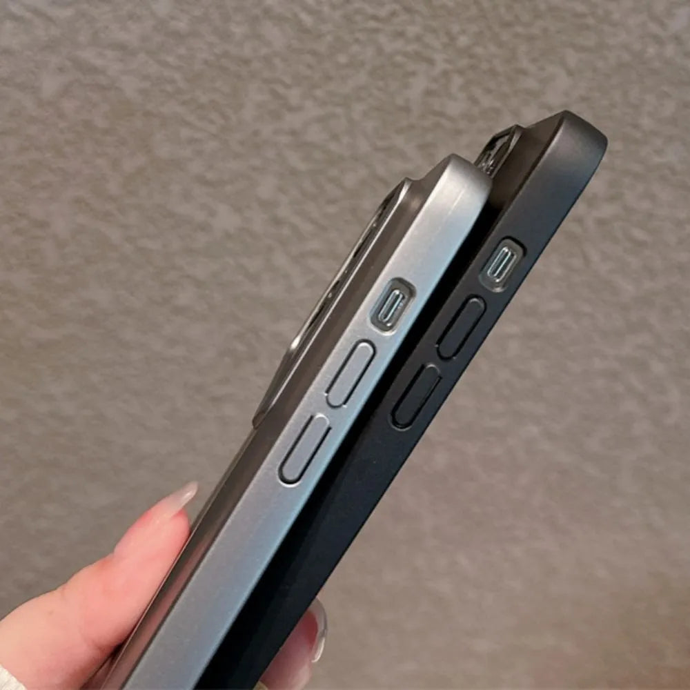 16 ProMax Plus Ultra Thin Matte PC Phone Case for iPhone 15 ProMax 14 15 16 Pro Max 15pro Full Lens Protective Hard Bumper Cover - Clikcy