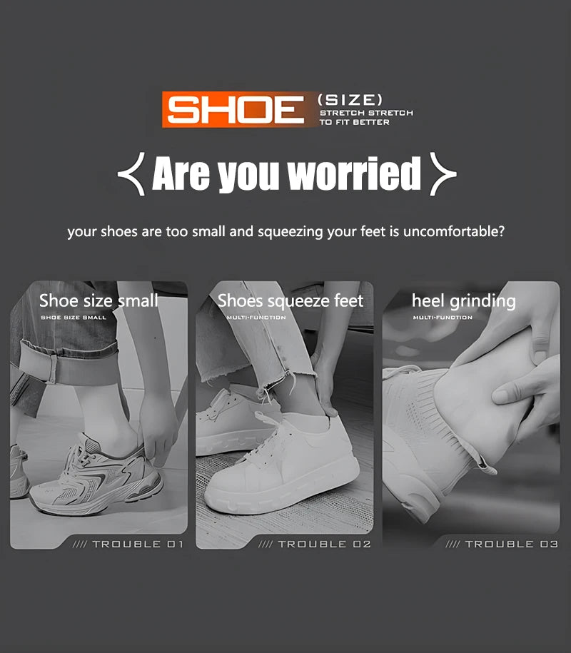 Repacego 2Pcs Shoe Stretcher Shoe Trees Universal Unisex Women Men Adjustable Length Width high top Expander Extender Keeper - Clikcy