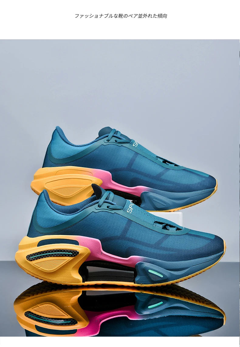 High Quality Running Shoes Brand Designer Sports Jogging Shoes Mesh Breathable Comfy Cushioning Sneakers Fitness Training Shoes