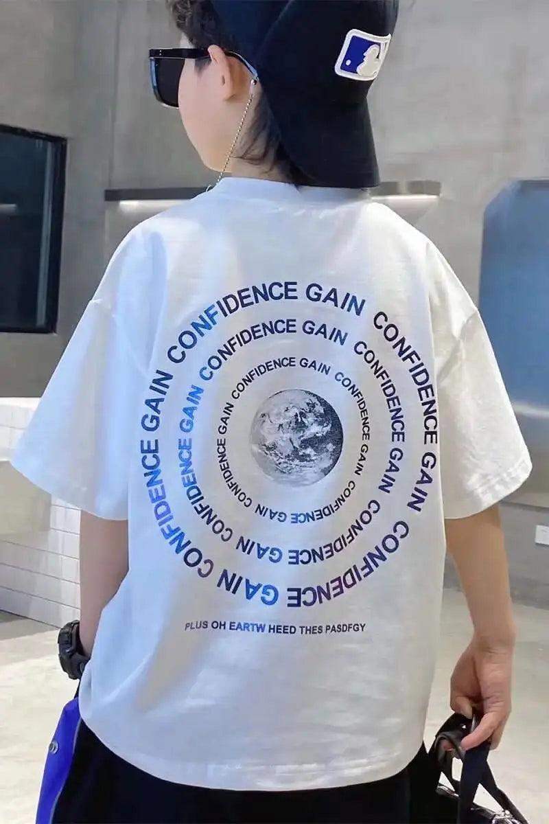 Children's T-shirts Boy T-shirt Baby Summer Clothes Infant Short Sleeve Tee Tops Kids Long Boys Boy's Top Clothing Toddler - Clikcy