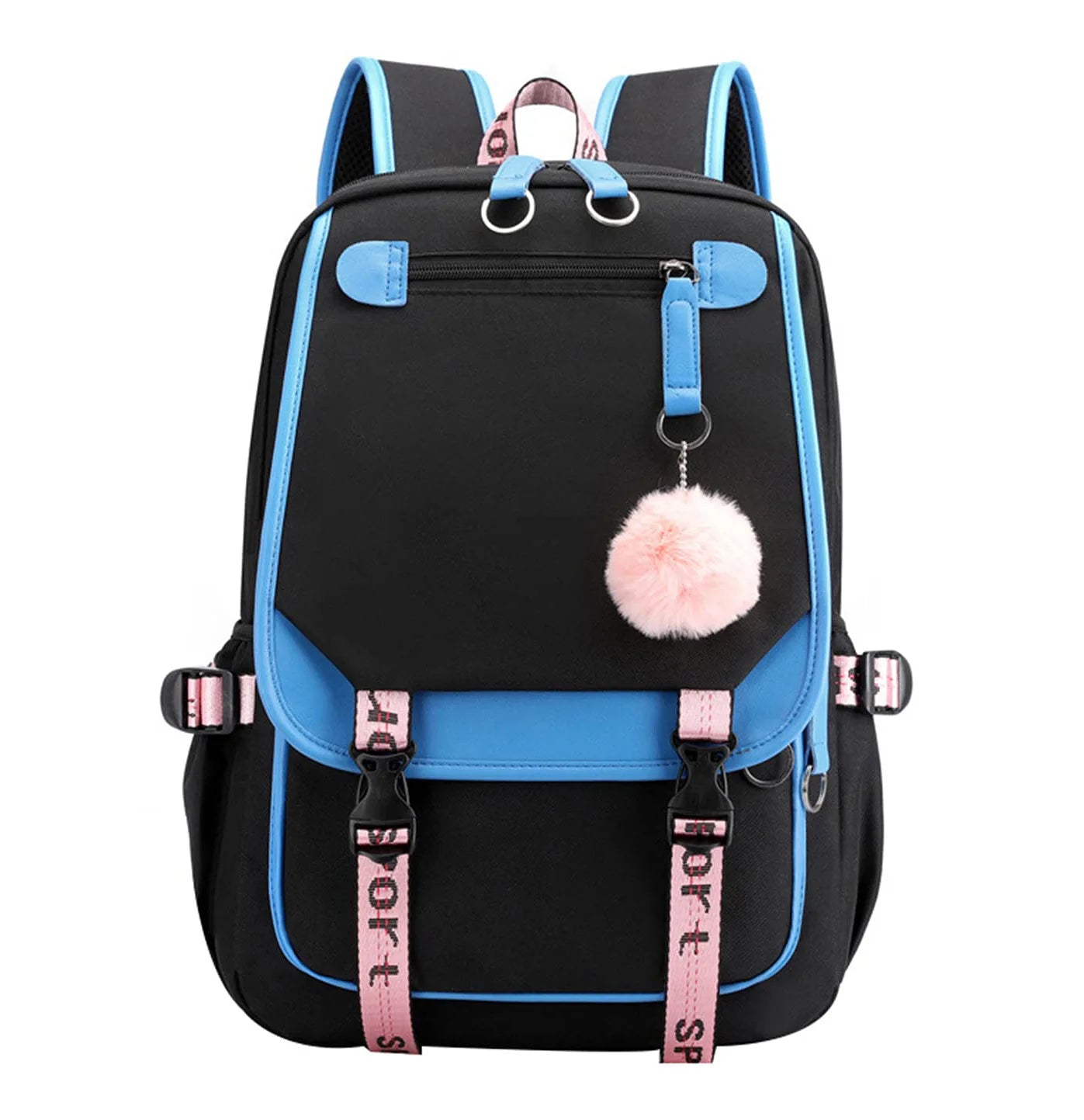 Backpack For Women Large Capacity School Travel Leisure School Bag College Backpacks With USB - Clikcy