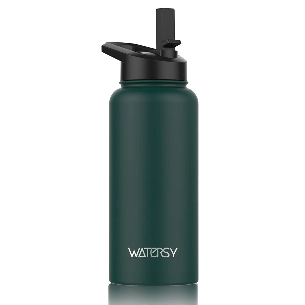 900ML Stainless Steel Thermal Mug with Handle Large Capacity Insulated Cup Office and Home Tumbler Outdoor Sports Water Bottle - Clikcy