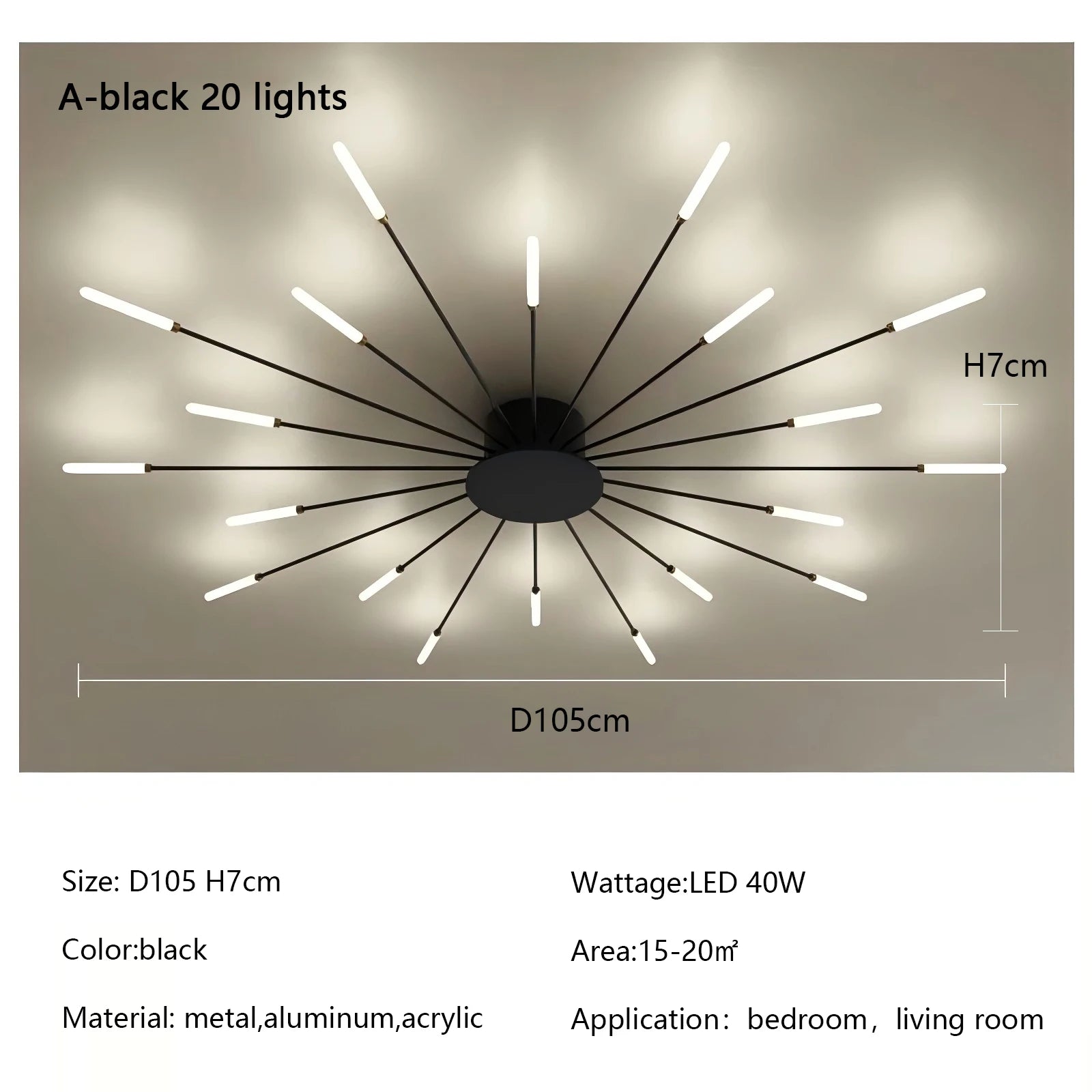 Modern Creativity Fireworks Led Ceiling Lights Living Dining Room Ceiling Chandeliers Lighting Bedroom Luster Lamps Luminaire