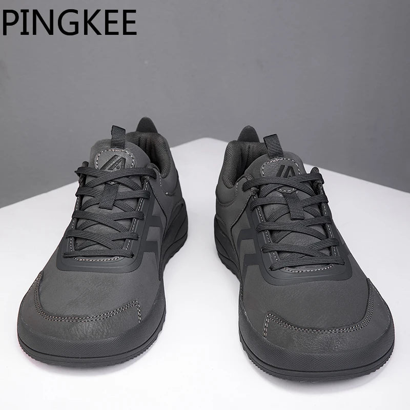PINGKEE VENOCON Minimalist Wide ToeBox Feet Barefoot Athletic Winter Casual Shoes Men Women Sneakers Footwear Boots For Man - Clikcy