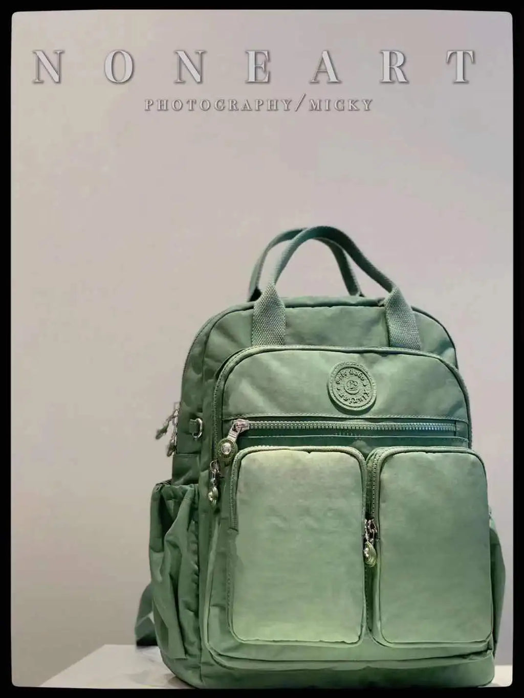 Multi-pocket Nylon School Backpack Casual Women's Backpack Lightweight Large Capacity School Bag Large Capacity Travel Backpack