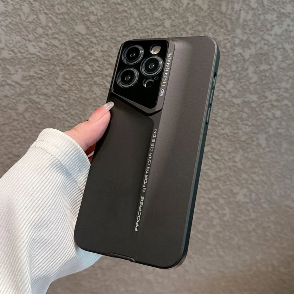 16 ProMax Plus Ultra Thin Matte PC Phone Case for iPhone 15 ProMax 14 15 16 Pro Max 15pro Full Lens Protective Hard Bumper Cover - Clikcy