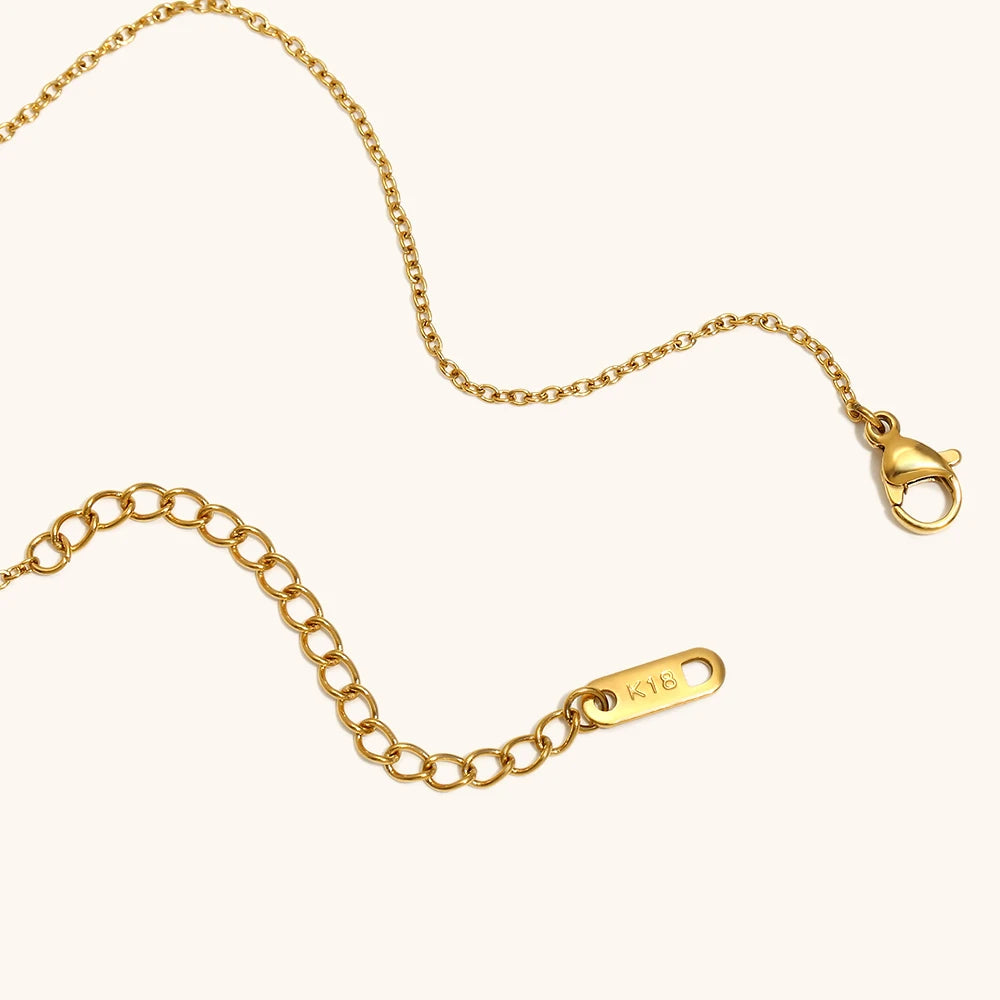 La. Muses Mixed Color Couple Hug Pendant Stainless Steel Women's Necklace Romantic Fashion Jewelry Commemorative Gifts - Clikcy